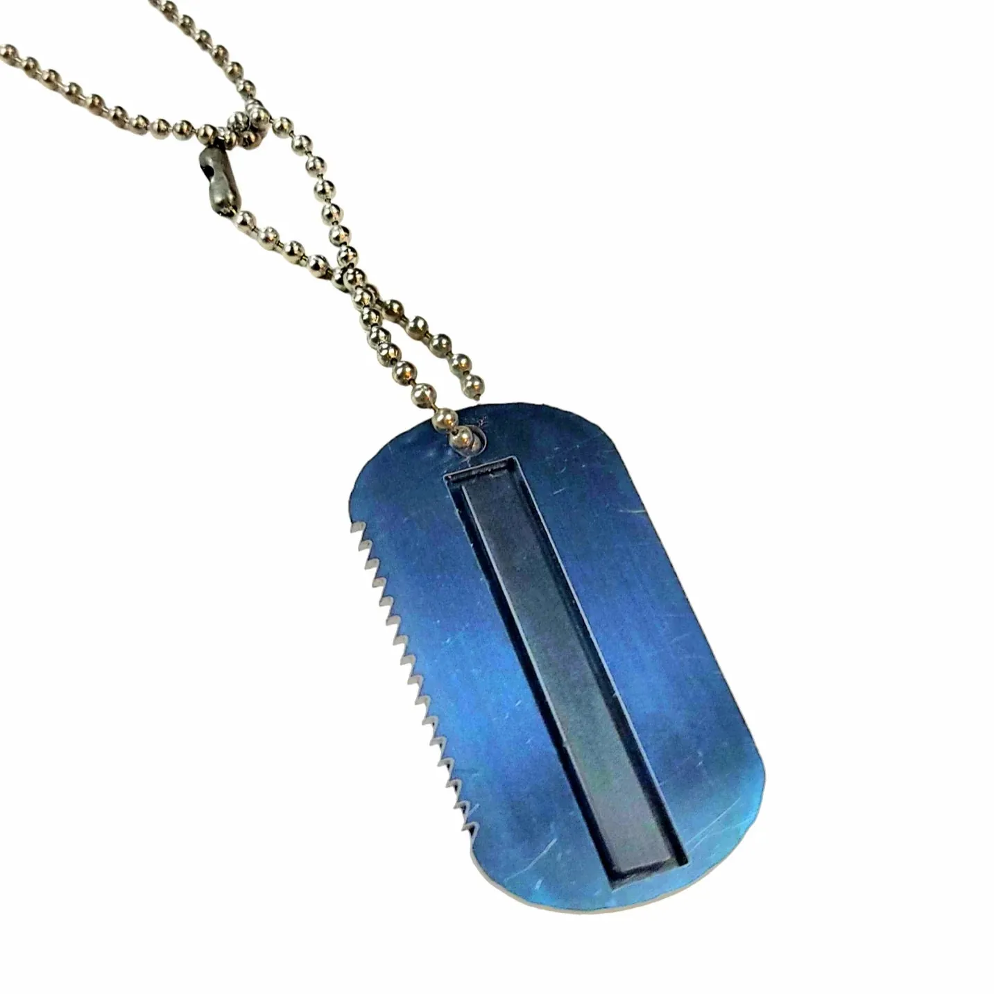 Hot Shot Dog Tag: Fire Necklace