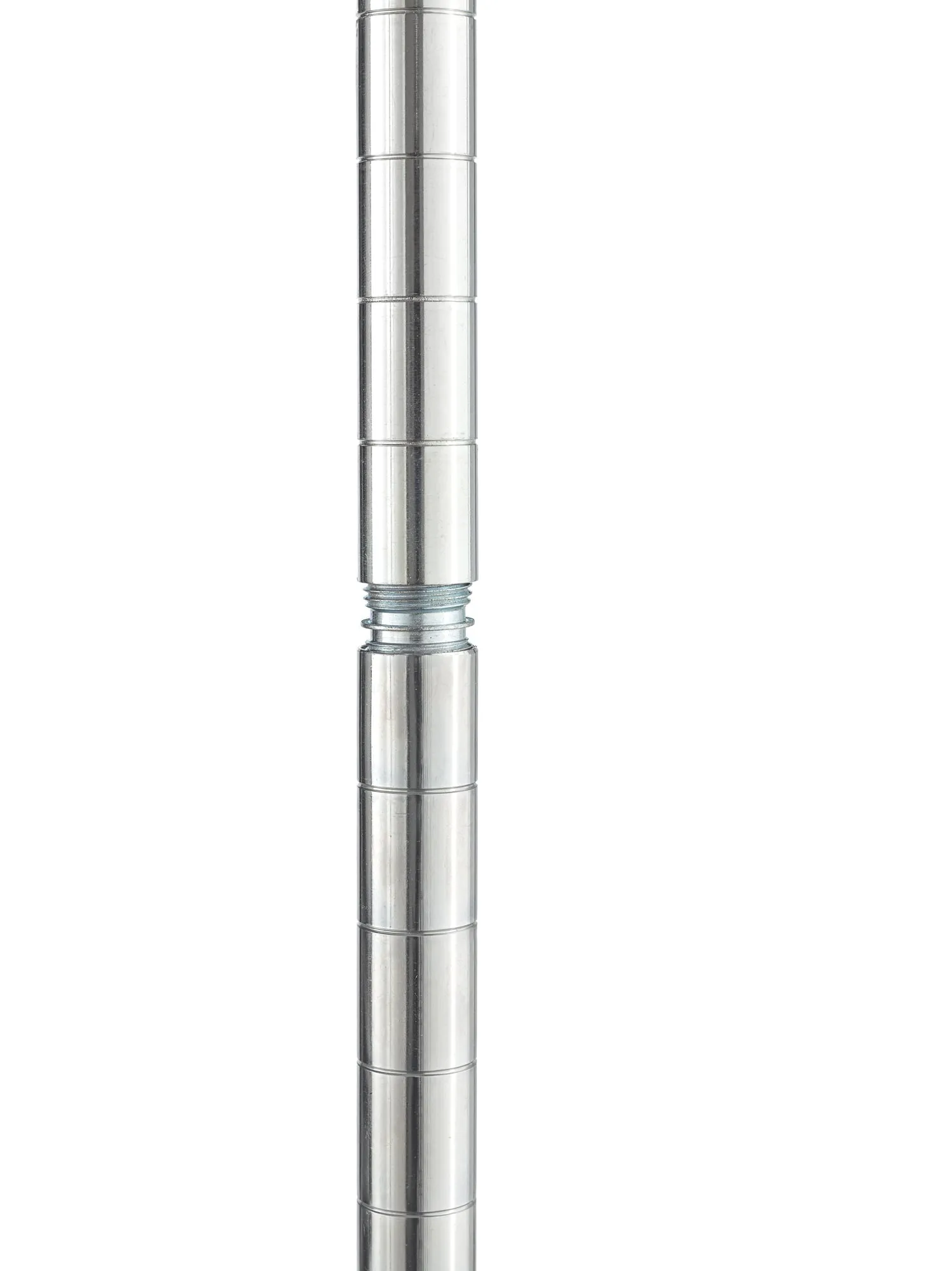 HSS Steel 71" Long Pole 1" pole diameter 1.2 mm Thickness Chrome 4-Pack, Hardware