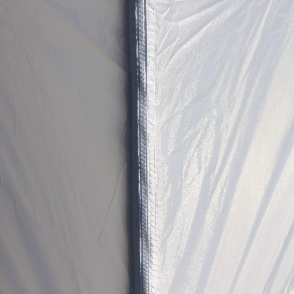 Impact Canopy 10-Foot Canopy Tent Wall Set, 1 Solid Sidewall and 1 Middle Zipper Sidewall Only, White