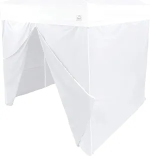 Impact Canopy 10-Foot Canopy Tent Wall Set, 1 Solid Sidewall and 1 Middle Zipper Sidewall Only, White