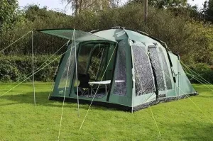 Khyam Chatsworth Plus 4 Berth Tent in Green with Black Trim