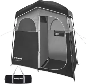 KingCamp Portable Shower Tent for Camping, Oversized Shower Privacy Tent Kit, Outdoor Changing Tent Dressing Tent for Backpacking Hiking
