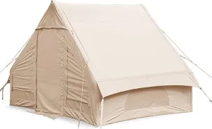 Large Space Inflatable Tent, 5 to 6 Person Portable Pop Up Outdoor Shelter Camping Hub Tent,Waterproof Outdoor Camp Tent for Beach, Easy to Set Up Instant Tent