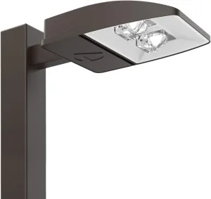 Lithonia Lighting ESX1 LED P2 40K R3 MVOLT UPA BLS DDBXDM3 Type 3 Optic MVOLT Universal Pole Mounting Bi-Level Area Bronze Post Light