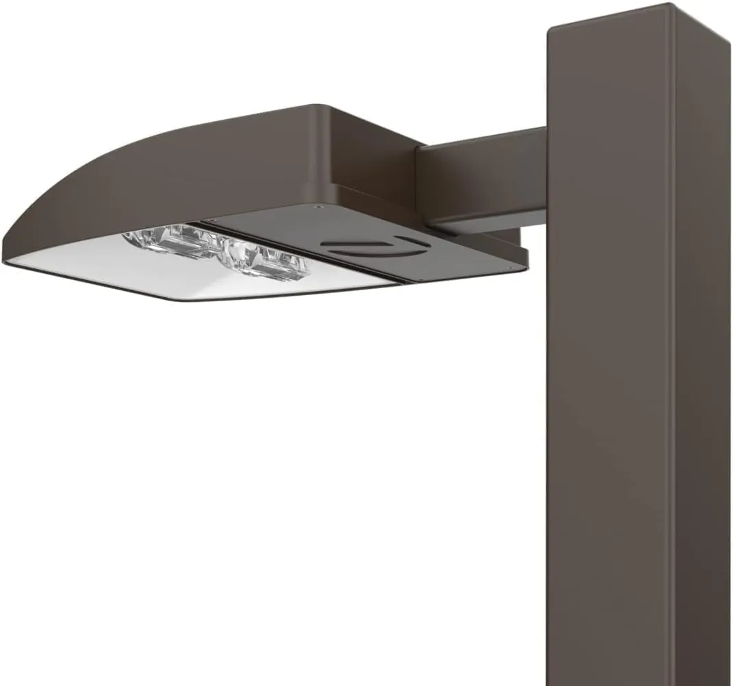 Lithonia Lighting ESX1 LED P2 40K R3 MVOLT UPA BLS DDBXDM3 Type 3 Optic MVOLT Universal Pole Mounting Bi-Level Area Bronze Post Light