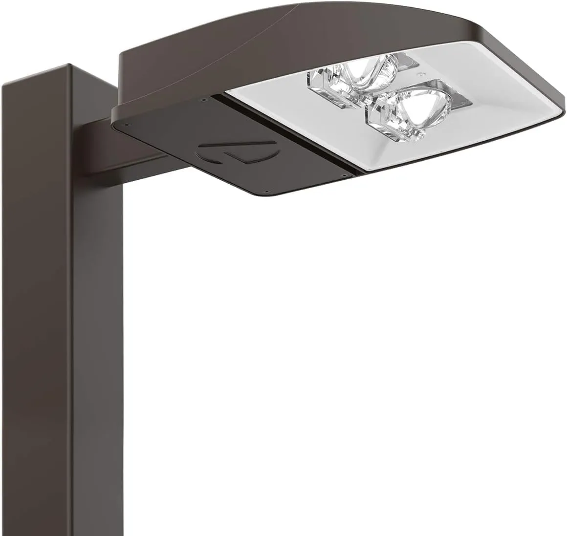 Lithonia Lighting ESX1 LED P2 40K R3 MVOLT UPA BLS DDBXDM3 Type 3 Optic MVOLT Universal Pole Mounting Bi-Level Area Bronze Post Light