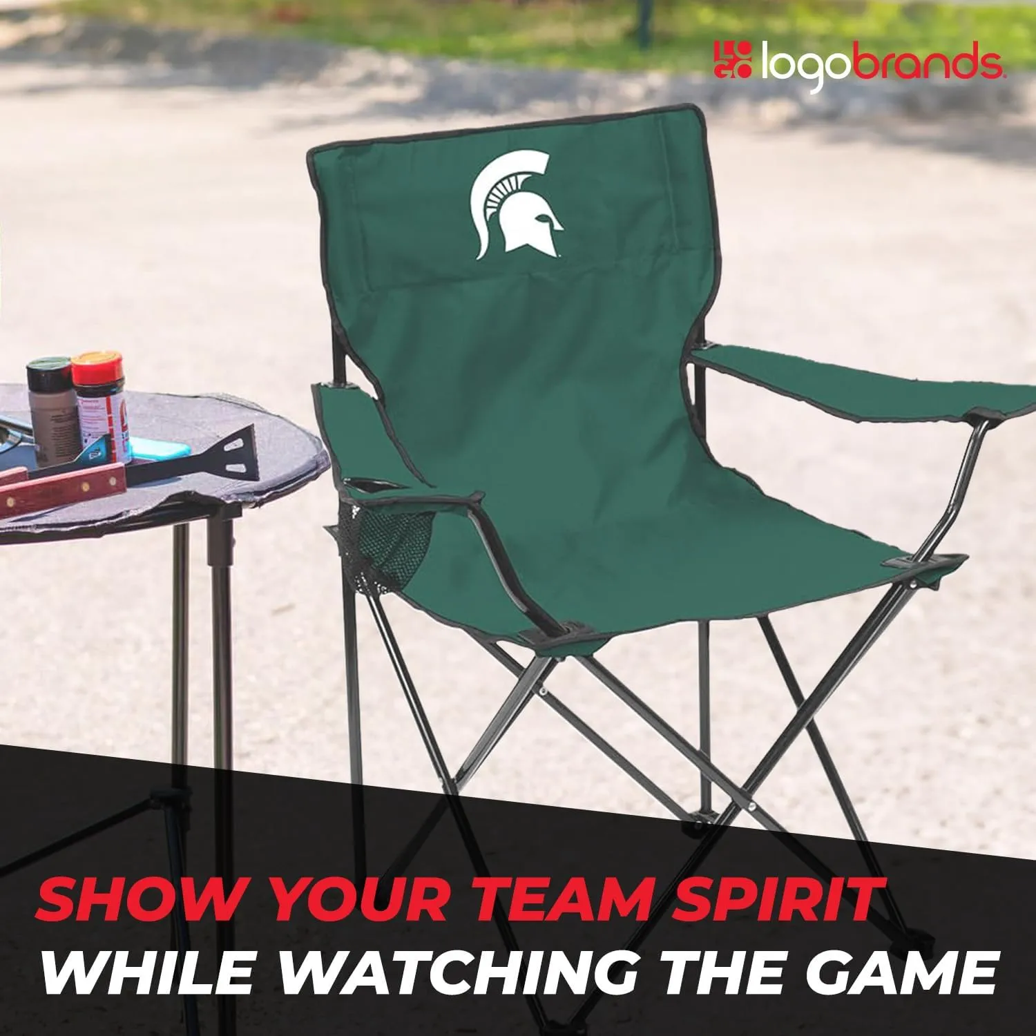 Logo Brands NCAA Unisex Quad Chair