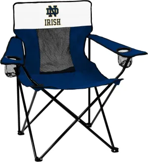 Logo Brands NCAA Virginia Tech Hokies Elite Chair, Unisex Adult Chair with Two Cup Holder, One Size, Team Color