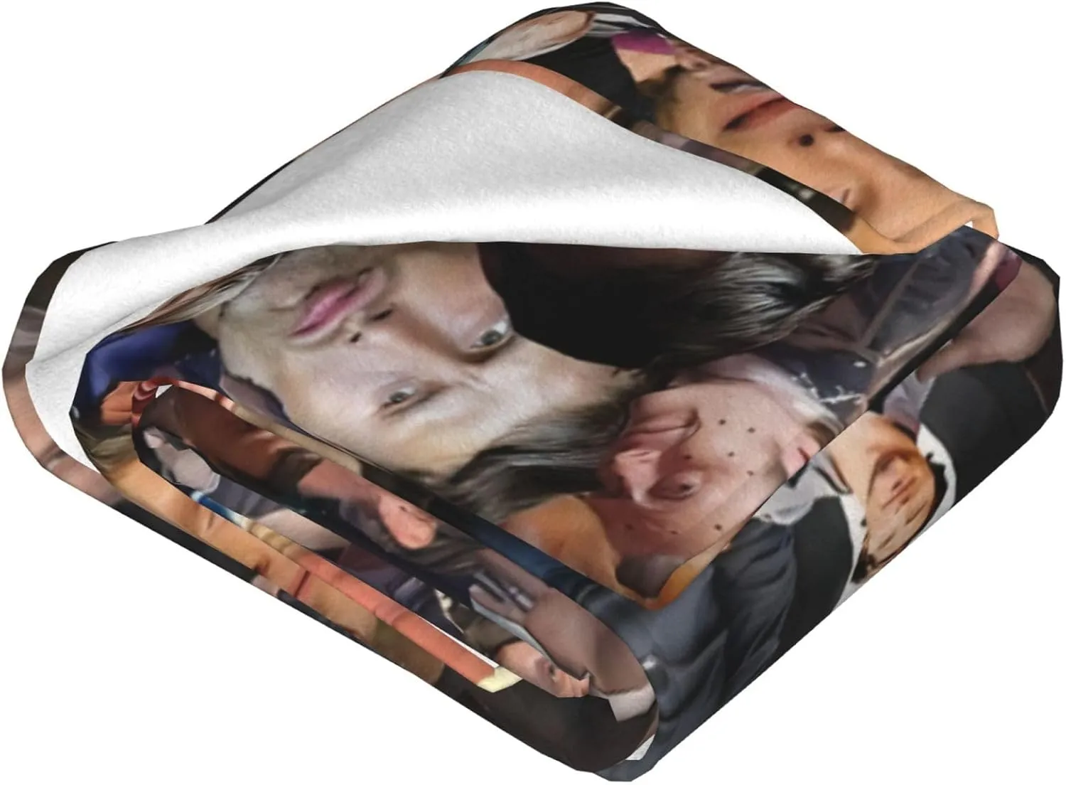 Mads Mikkelsen Blanket Flannel Fleece Printed Throw Blankets Ultra Soft Micro Warm Blanket for All Season Bedding Chair Sofa Couch Bed 50"x40"