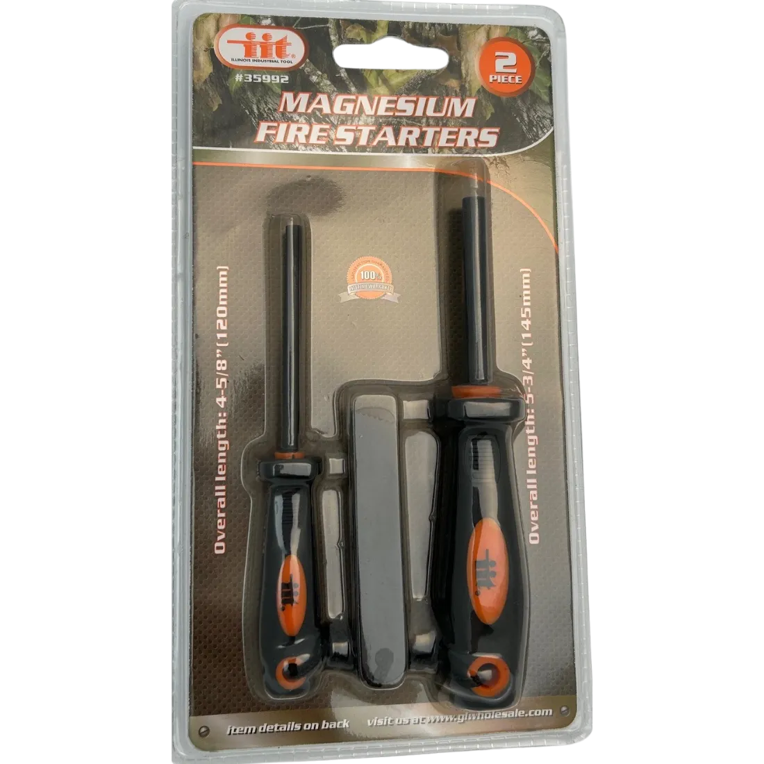 Magnesium Fire Starter 3 pc set