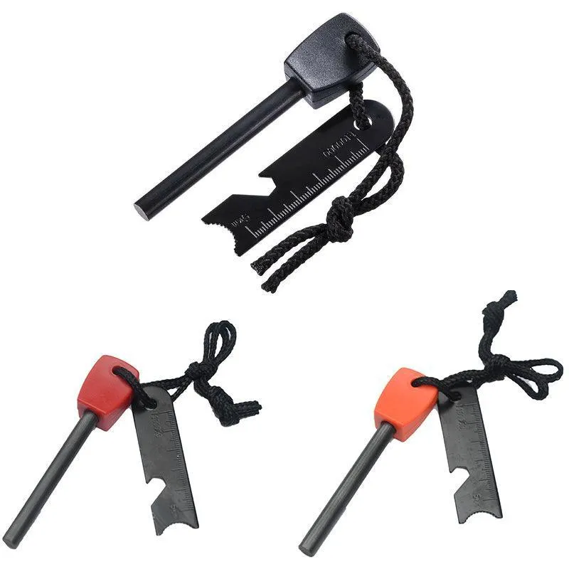 Magnesium Flint Rod Stone Fire Starter Lighter Emergency Survival Camping Hiking