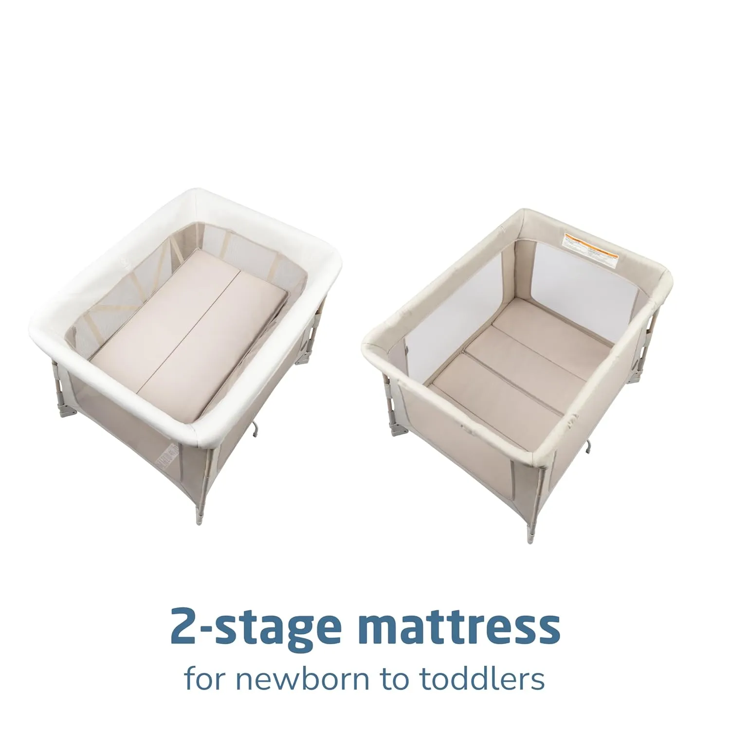 Maxi-Cosi Swift Baby Play Yard with Mat & Moa 8-in-1 Highchair: Playground Indoor Playset for Babies & Toddlers with Bassinet Bedside Sleeper