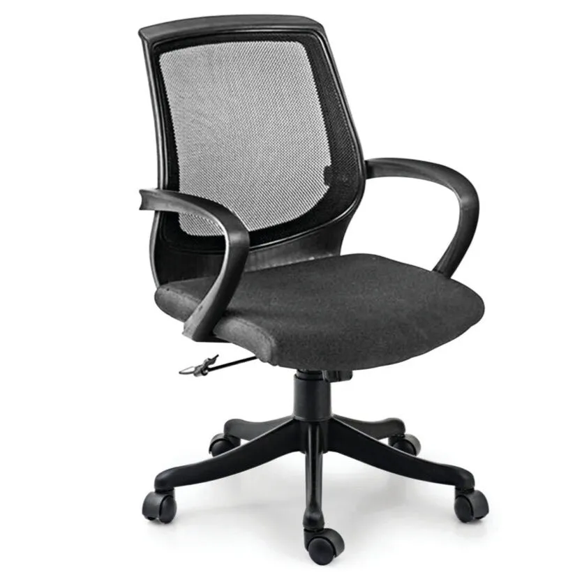 Medium Back Executive Office Chair with Nylon Base