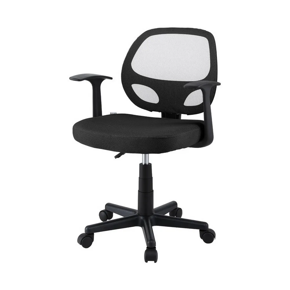 Mesh Mid-Back Office Chair - Black