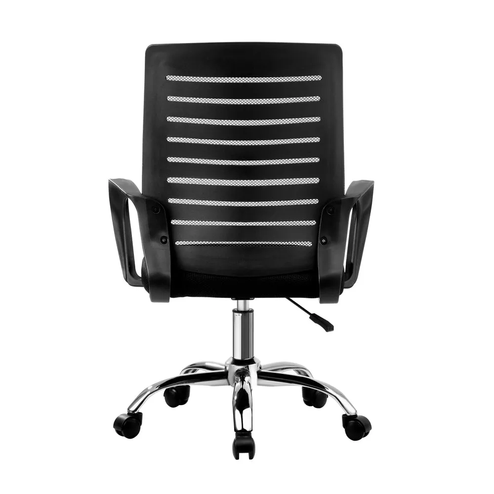 Mesh Office Chair Breathable Backrest Black/White