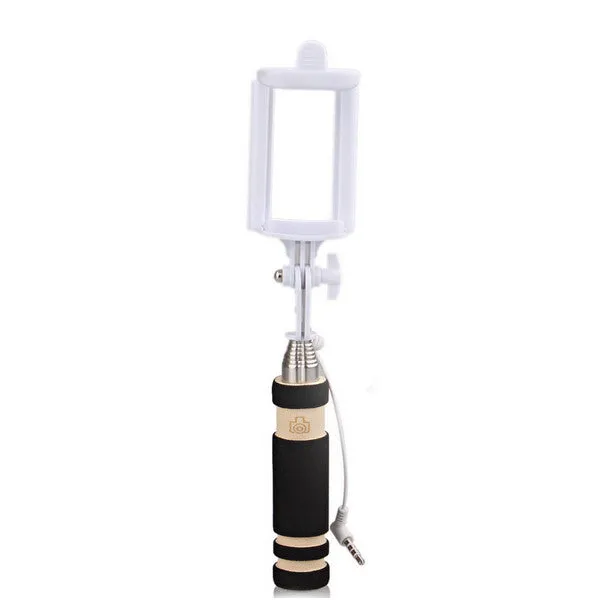 Mini Wired foldable Selfie Stick with Press Button