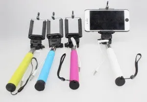 Mini Wired foldable Selfie Stick with Press Button