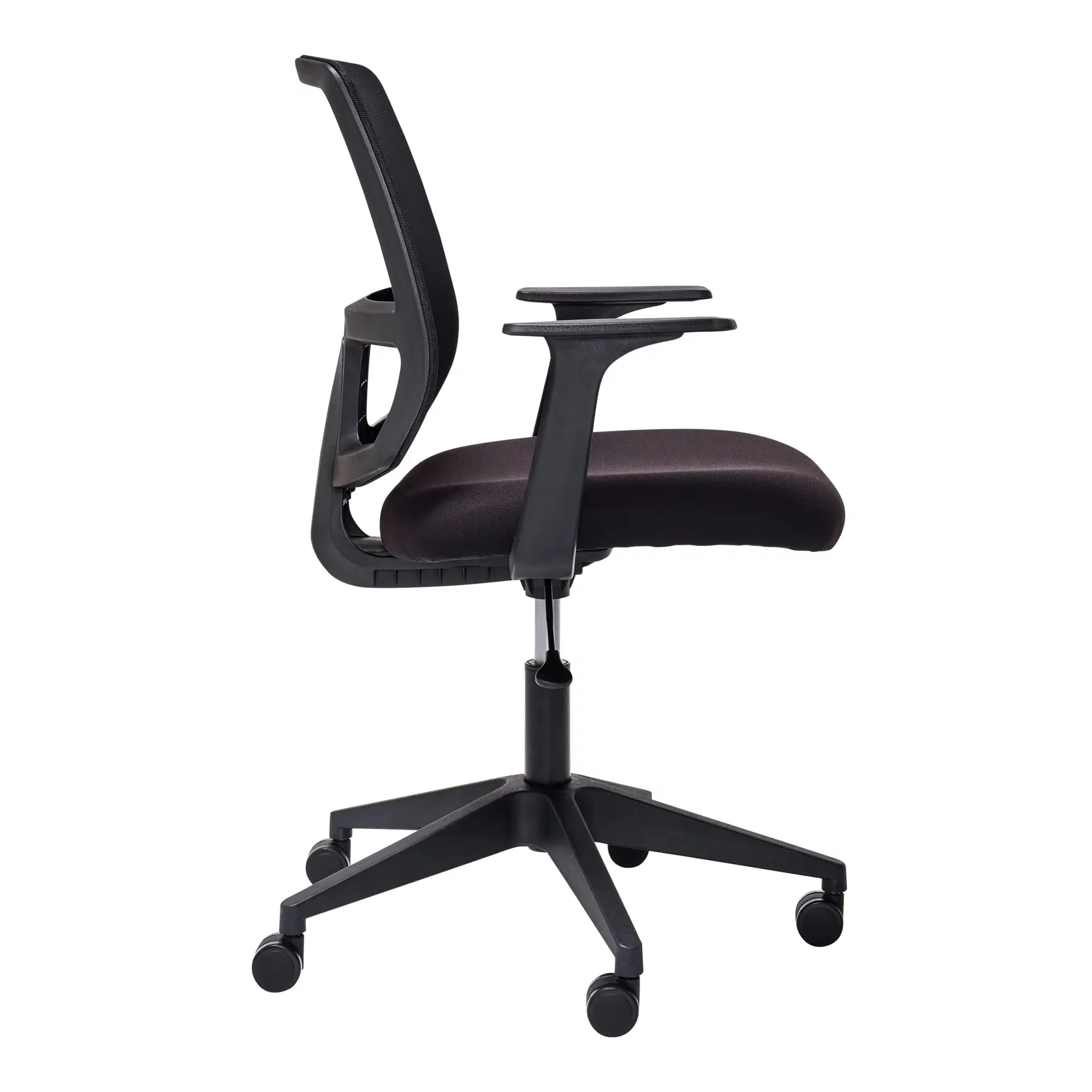 Mondo Brook Black Mesh Chair with Arms