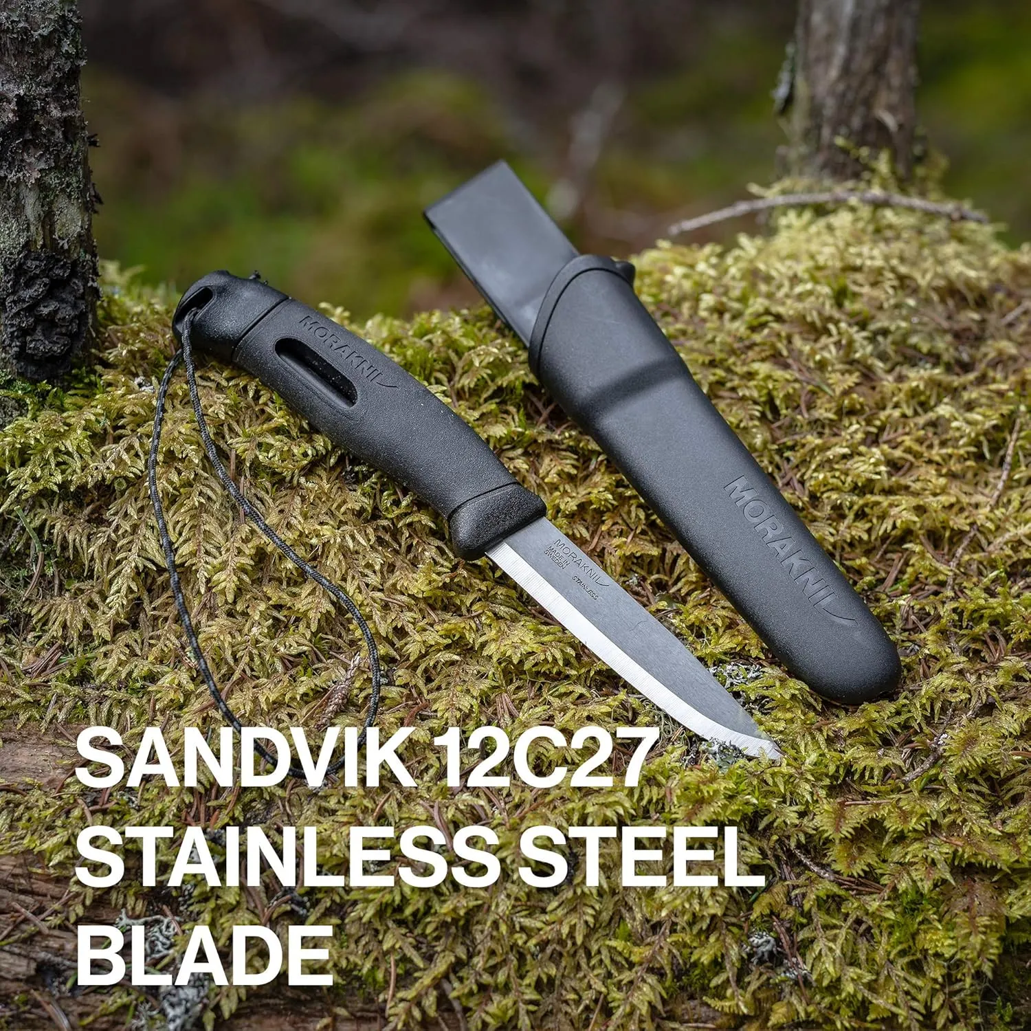Morakniv Companion Spark 3.9-Inch Fixed-Blade Outdoor Knife and Fire Starter