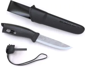 Morakniv Companion Spark 3.9-Inch Fixed-Blade Outdoor Knife and Fire Starter