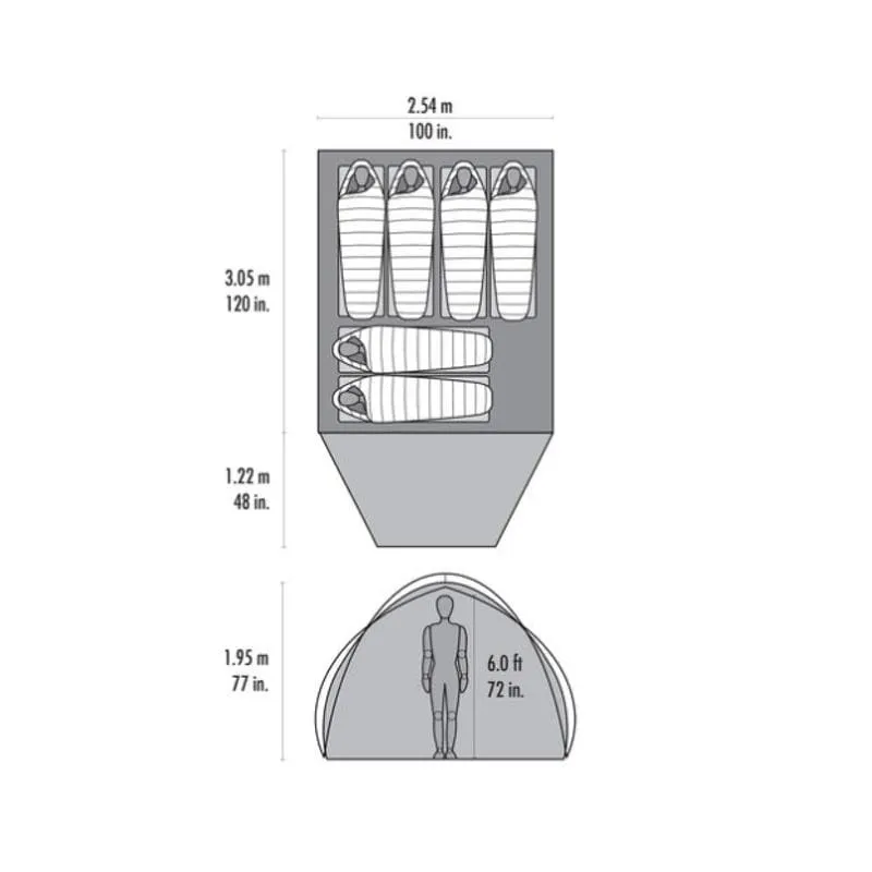 MSR Habitude 6 Family & Group Camping Tent