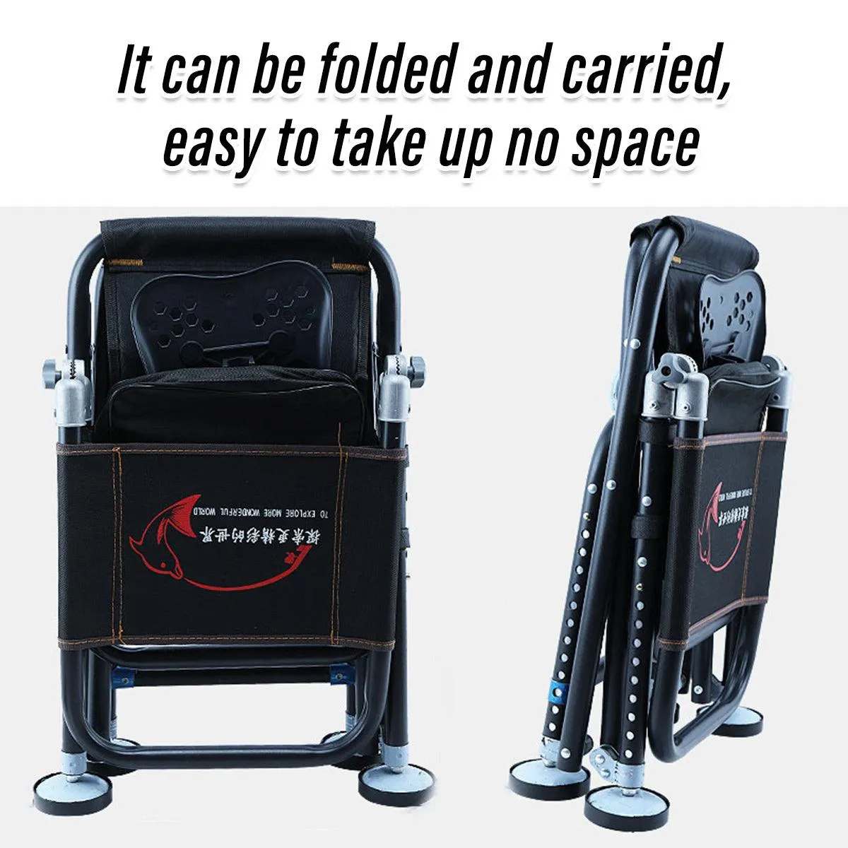 Multifunctional Recliner Folding Fishing Chair Portable Outdoor Camping Chair