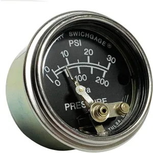 Murphy by Enovation Controls 20P-30, 2" Pressure Swichgage, 0-30 psi (05703104)
