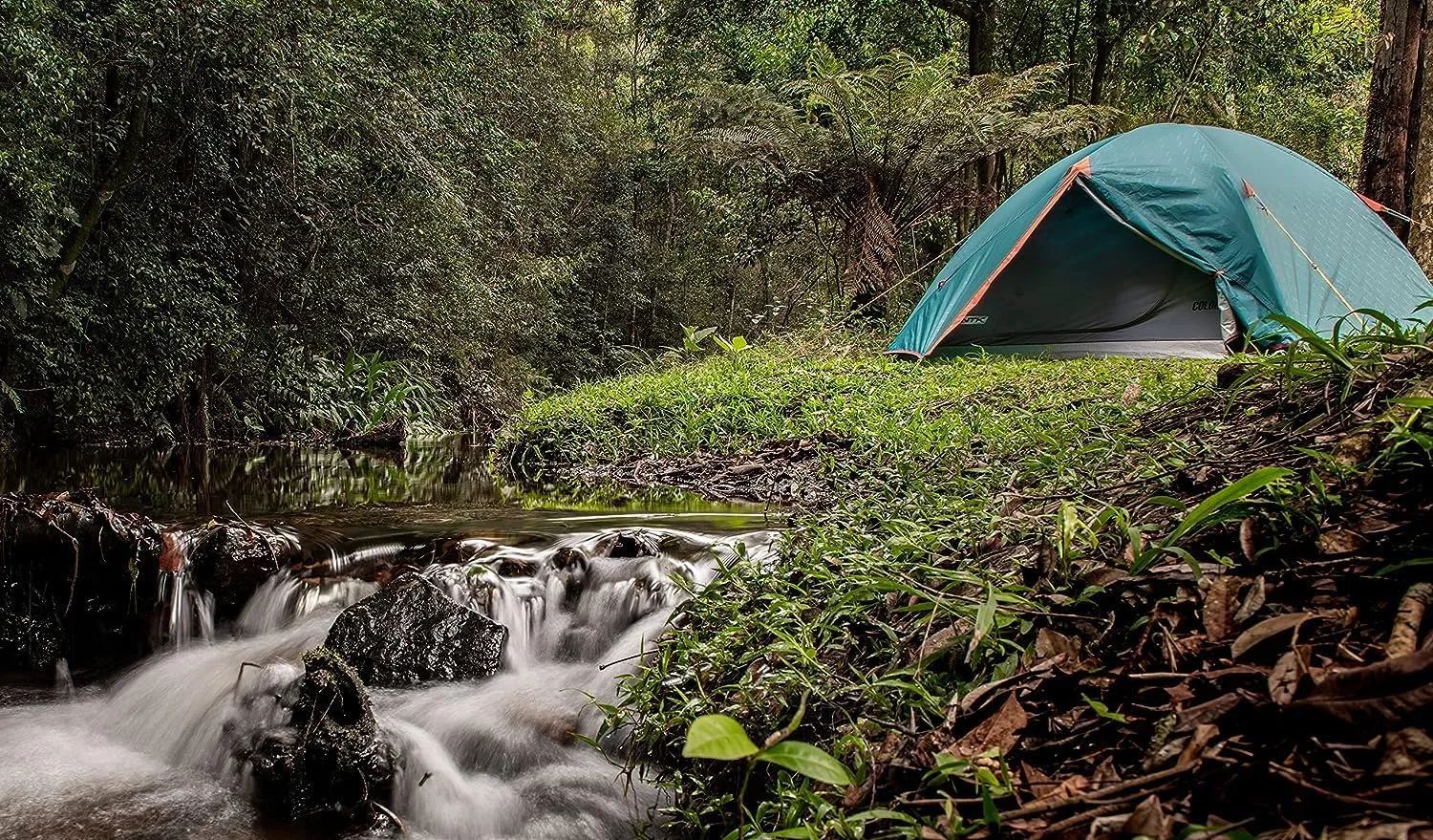NTK Colorado GT 2/4/6/8 Person Outdoor Dome Family Camping Tent 100% Waterproof, Easy Assembly, Durable Fabric Full Coverage Rainfly - Micro Mosquito Mesh