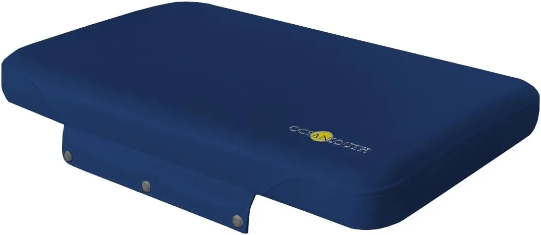Oceansouth Seat Cushions for Yeti Coolers (Press Stud Fittings) (Blue, YETI 35) Camping yeti seat Cushion Handle Beach Chair ice Box chests and Coolers Foam Cooler Boat Seats