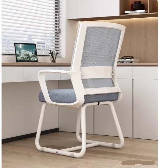 Office Chair Breathable Mesh Computer Chair with Arm Support, Comfortable Desk Chairs Office Conference Reception Chair for Adult Working Study Chair for Desk(Black)