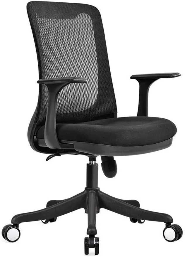 Office Chair, Computer Desk Chair Ergonomic Five-Claw High-Density Breathable Mesh 360° Rotating Office (Color : A) TDFF (A)
