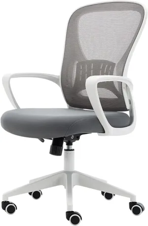 Office Chair Ergonomic Office Chair Desk Chair Breathable Mesh Back PC Chair with Lumbar Support Arms Adjustable Swivel(Color:A)