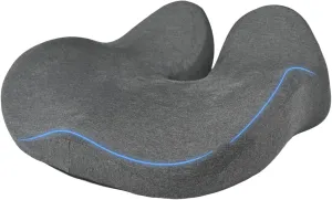 Office Chair Seat Cushion - High Support Memory Foam Seat Cushion, Ergonomic Pressure Relief Cushions Pad Butt Pillow Suitable for Heavy People for Computer Desk, Car, Truck, Gaming Chair