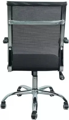 Office Executive Chair Medium Back Metal Chrome Base