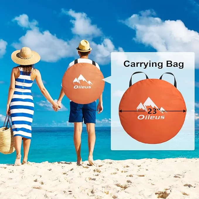 Oileus Pop Up Privacy Tent Portable Shower Tent Beach Changing Room Privacy Tent Camp Toilet Instant Privacy Shelters - Camping Beach Hiking Fishing