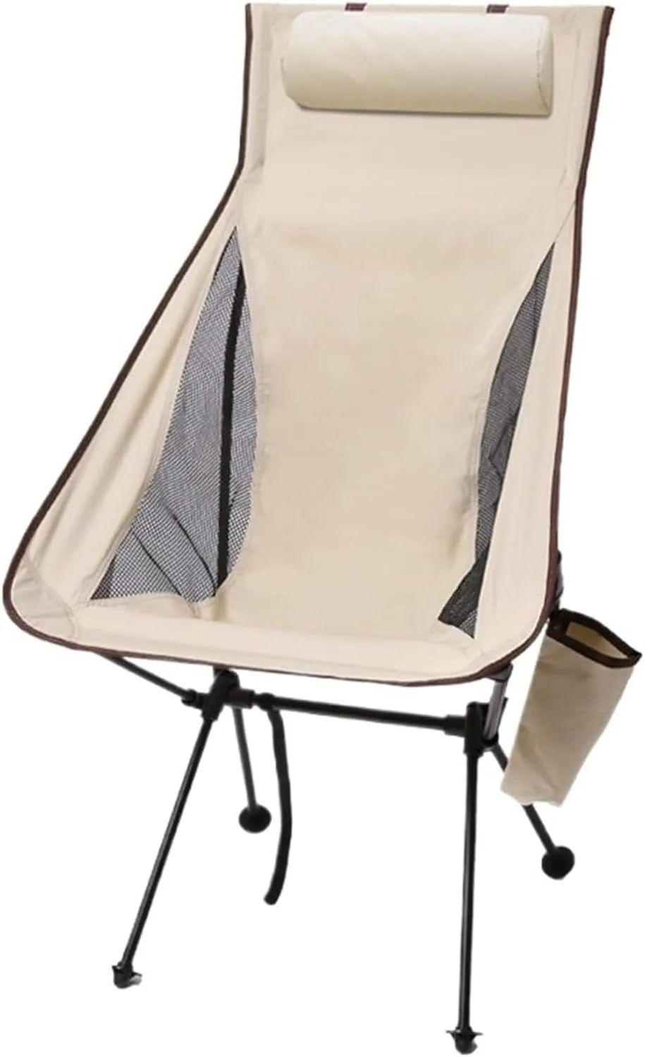 Outdoor Alloy Bracket Folding Chair Portable Heightened Breathable Space Backrest Fishing Leisure