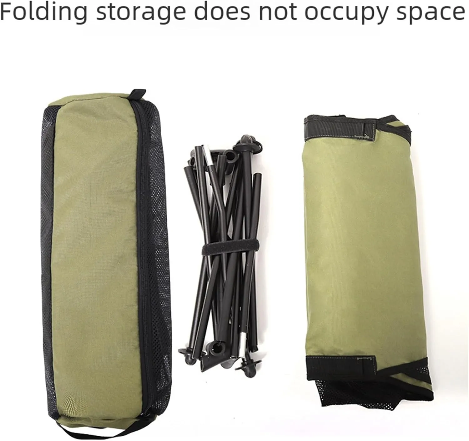 Outdoor Alloy Bracket Folding Chair Portable Heightened Breathable Space Backrest Fishing Leisure