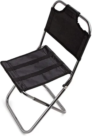 Outdoor Chair Portable with Aviation Aluminum Alloy Oxford Backrest Chair Mini Fishing Chair Picnic Beach Stool Chair Camping Gear