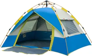 Outdoor Pop Up Tent Water-Resistant Portable Instant Automatic Tent for 2-3/3-4 Person Family Tent Hiking Backpacking,Automatic Tent