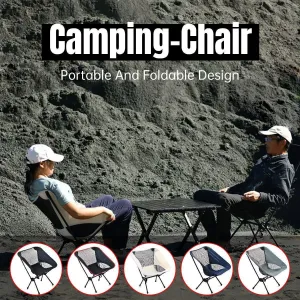 Outdoor Portable Lightweight Folding Camping Chair High Back Fishing Chair
