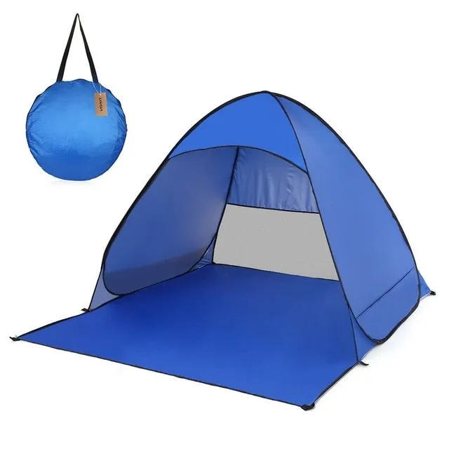 Outdoor Up Tent Beach Winter Responsive Protection tourist Cost-efficient Tent Tent Automatic Ultralight Pop UV Instant Tent Camping Fishing Lixada Hiking