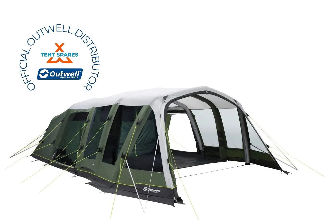 Outwell Jacksondale 7PA Air Tent, 7 Person Family Tent in Green