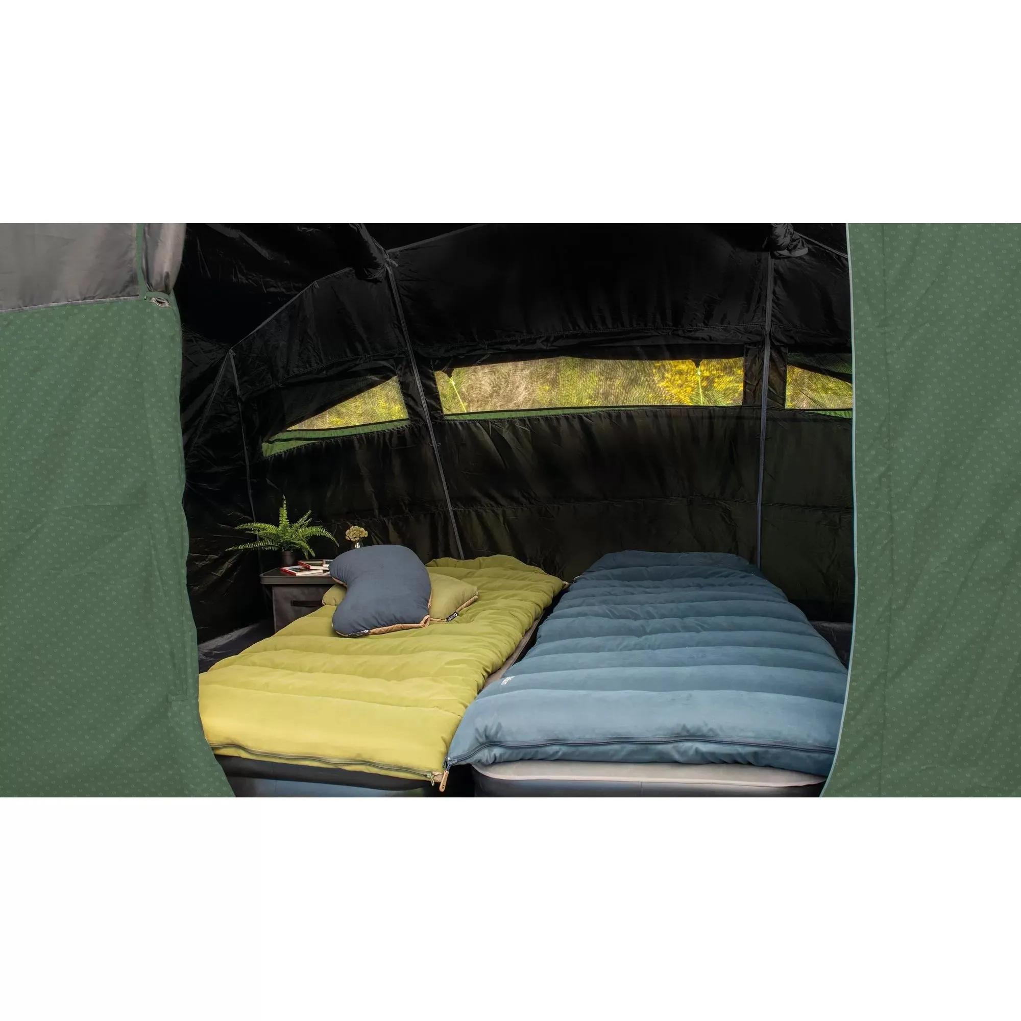 Outwell Norwood 6 Tunnel Tent 2022, 6 Person Family Tent in Green