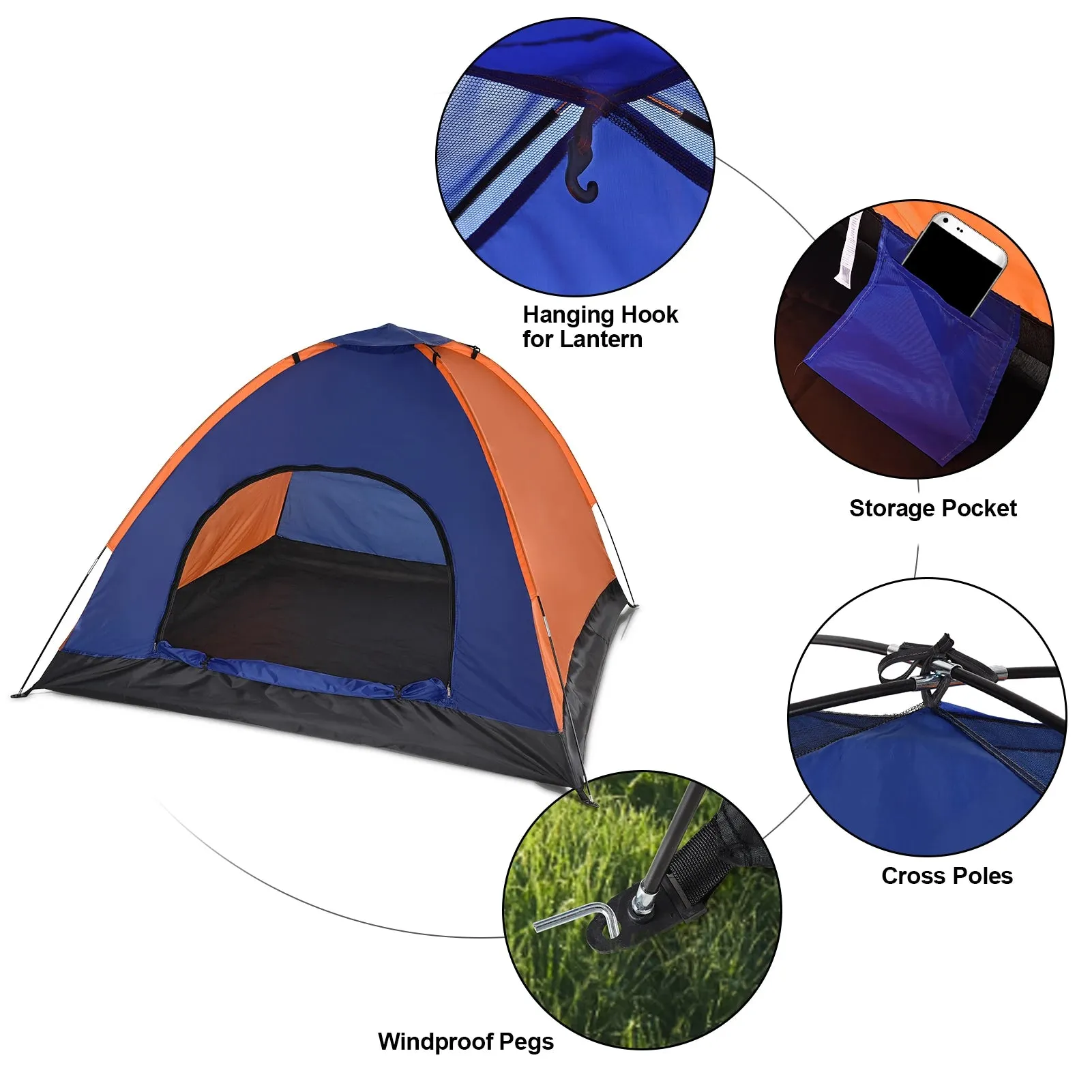 Persons Camping Backpacking Beach Lightweight Camping Tent Fishing Tent Fly Outdoor Tent for TOMSHOO Rain 3-4 Savings-packed with Hiking Summer clearance Family