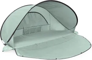 PICNIC TIME Manta Portable Beach Tent, Pop Up Tent, Beach Sun Shelter Pop Up, Beach Umbrella (Light Green)