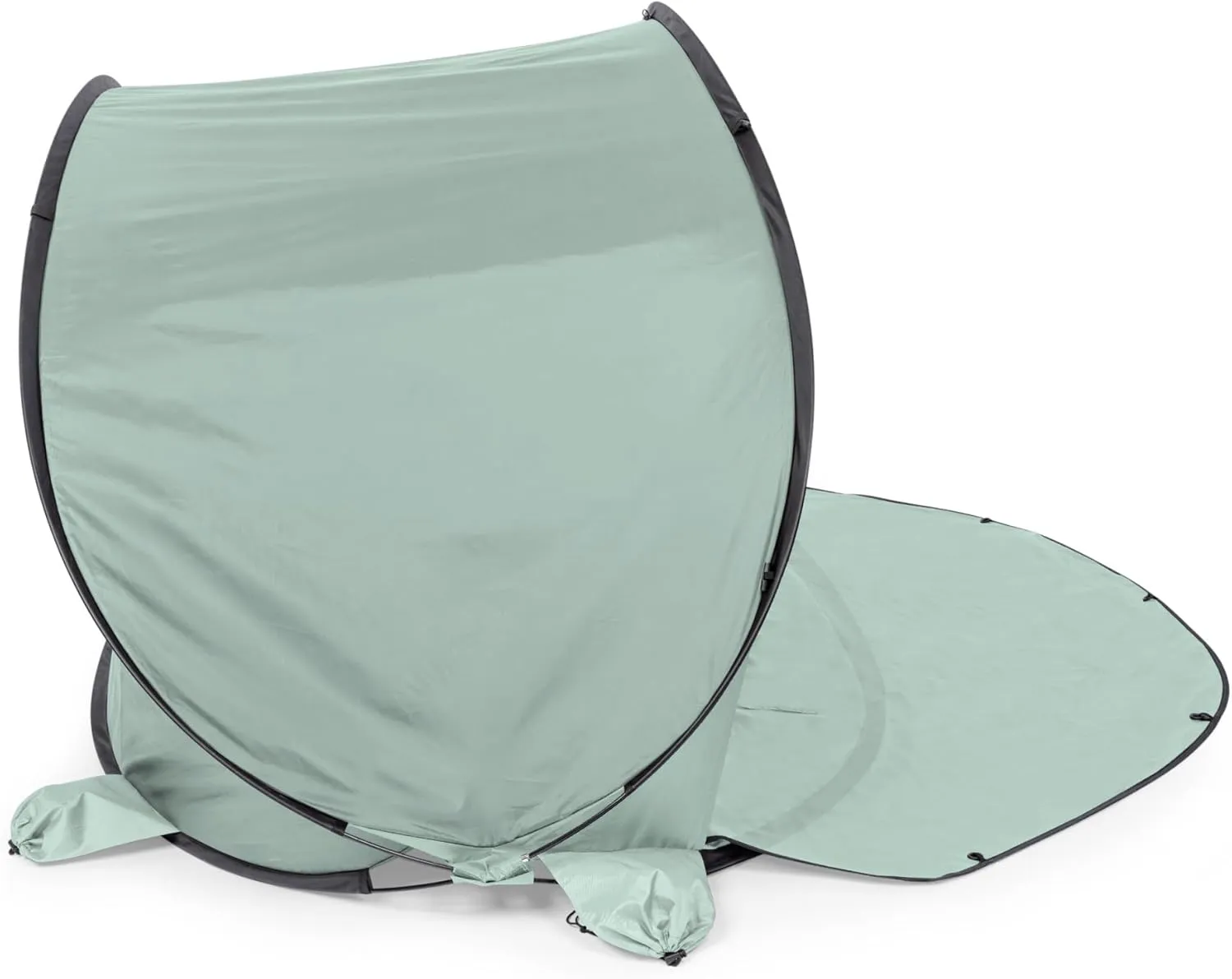 PICNIC TIME Manta Portable Beach Tent, Pop Up Tent, Beach Sun Shelter Pop Up, Beach Umbrella (Light Green)