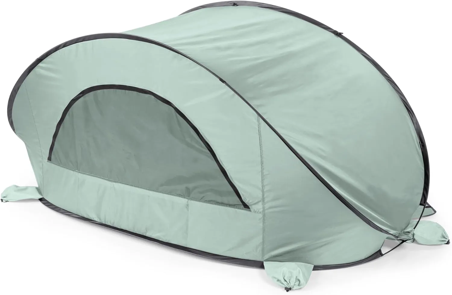 PICNIC TIME Manta Portable Beach Tent, Pop Up Tent, Beach Sun Shelter Pop Up, Beach Umbrella (Light Green)