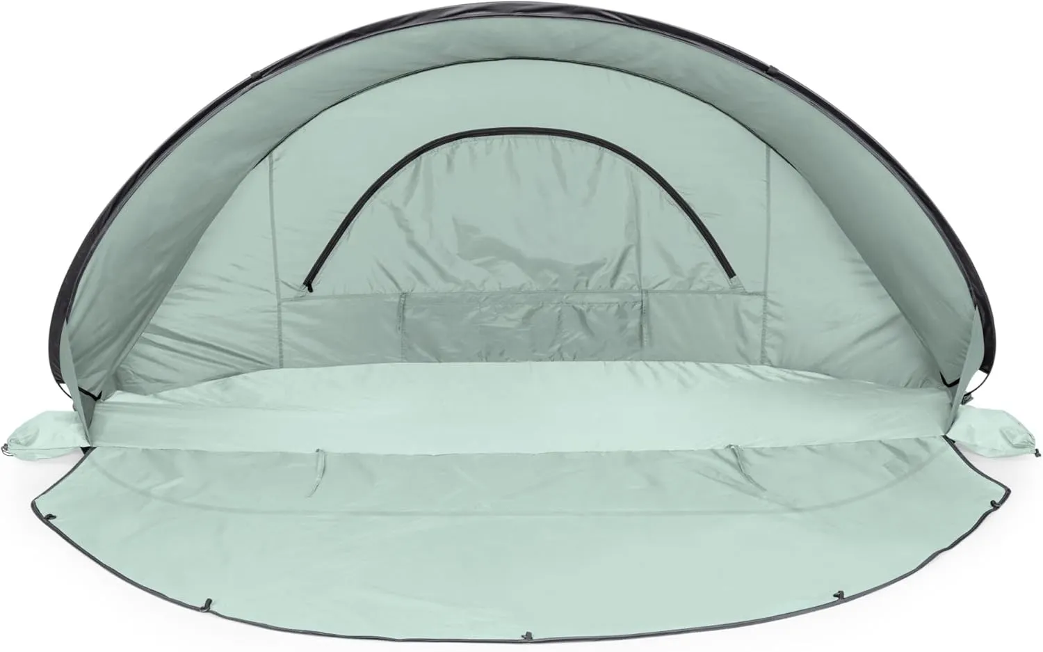 PICNIC TIME Manta Portable Beach Tent, Pop Up Tent, Beach Sun Shelter Pop Up, Beach Umbrella (Light Green)