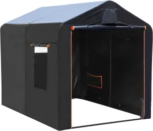Pop Up Canopy Tent with Sidewalls and Roll-up Windows and Doors Water-Proof Tent with Sandbag (Without Sand) for Party, Camping, Outdoor Storage