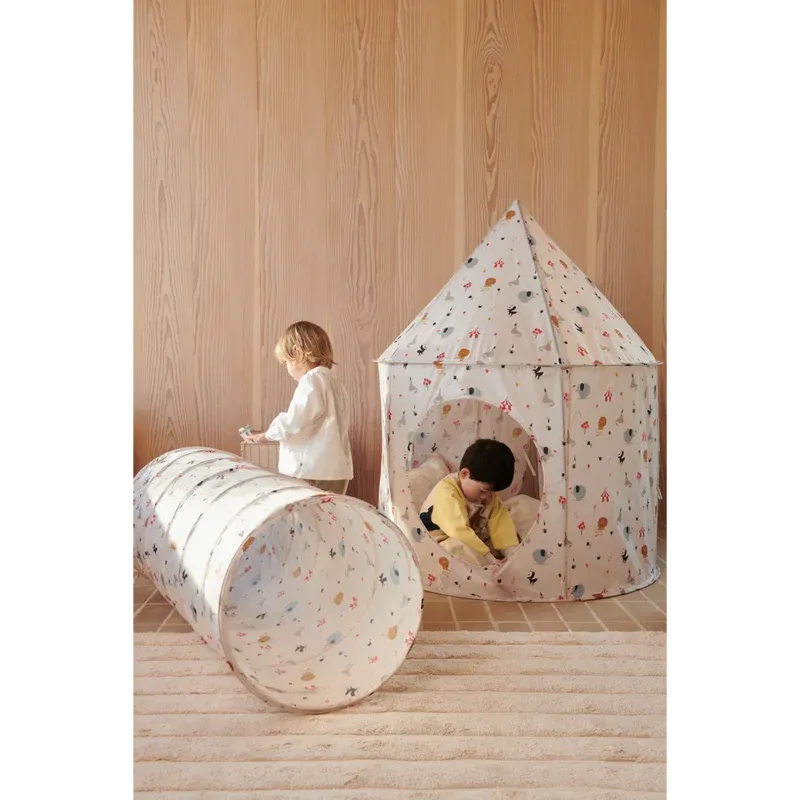 Pop-up play tunnel | Peach